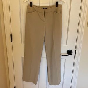 Alfani anti-wrinkle straight leg pant.  Women’s Size 6 petite. Khaki color.